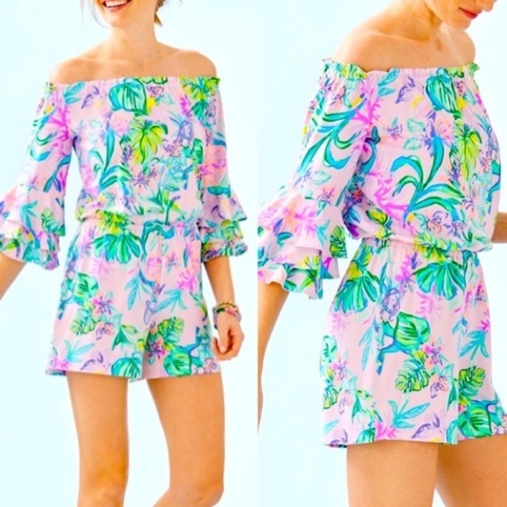 NWT Lilly Pulitzer Calla Romper XS